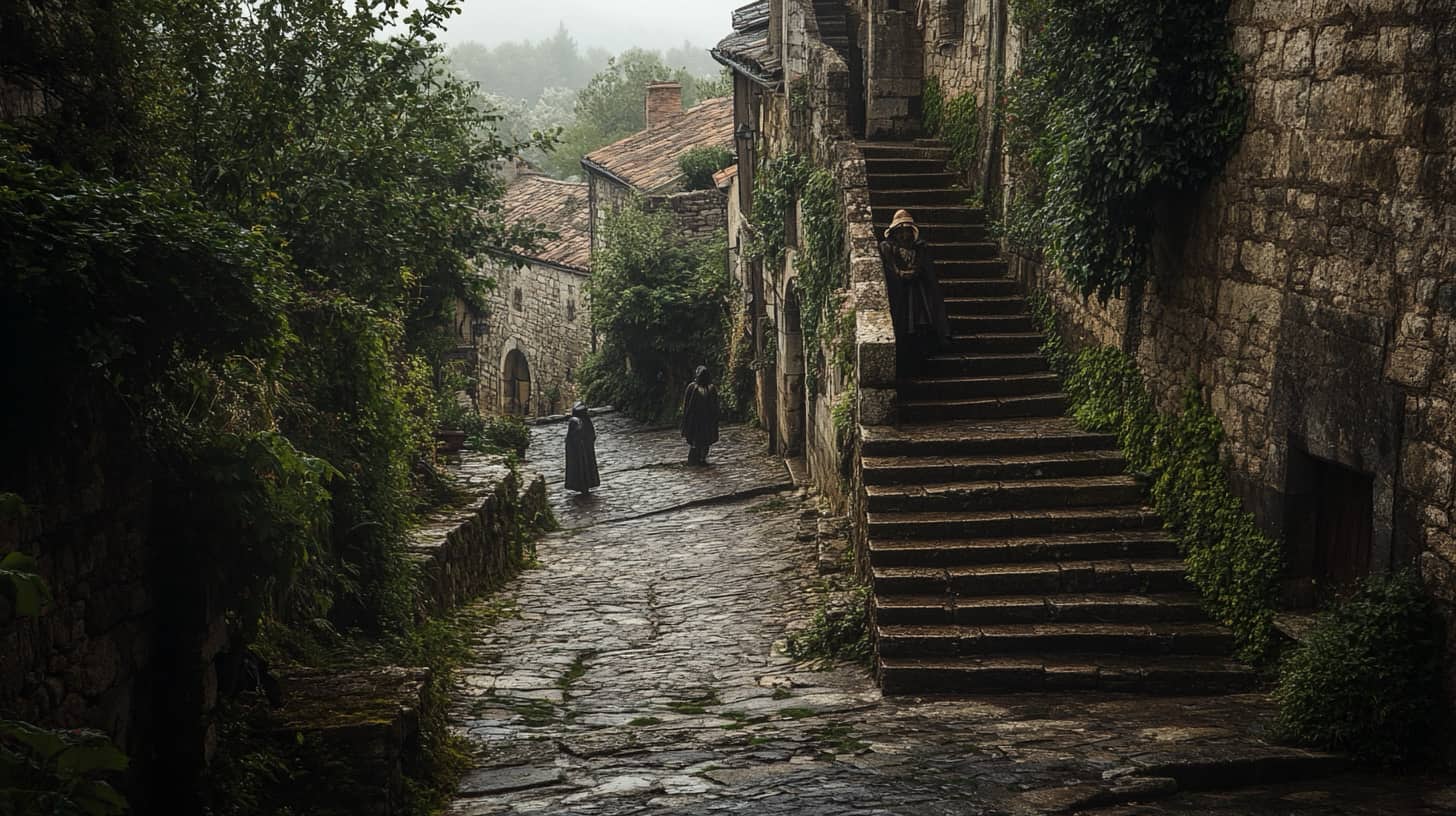 Γραφικά δρομάκια του Belle-Ville, στο Sandrin